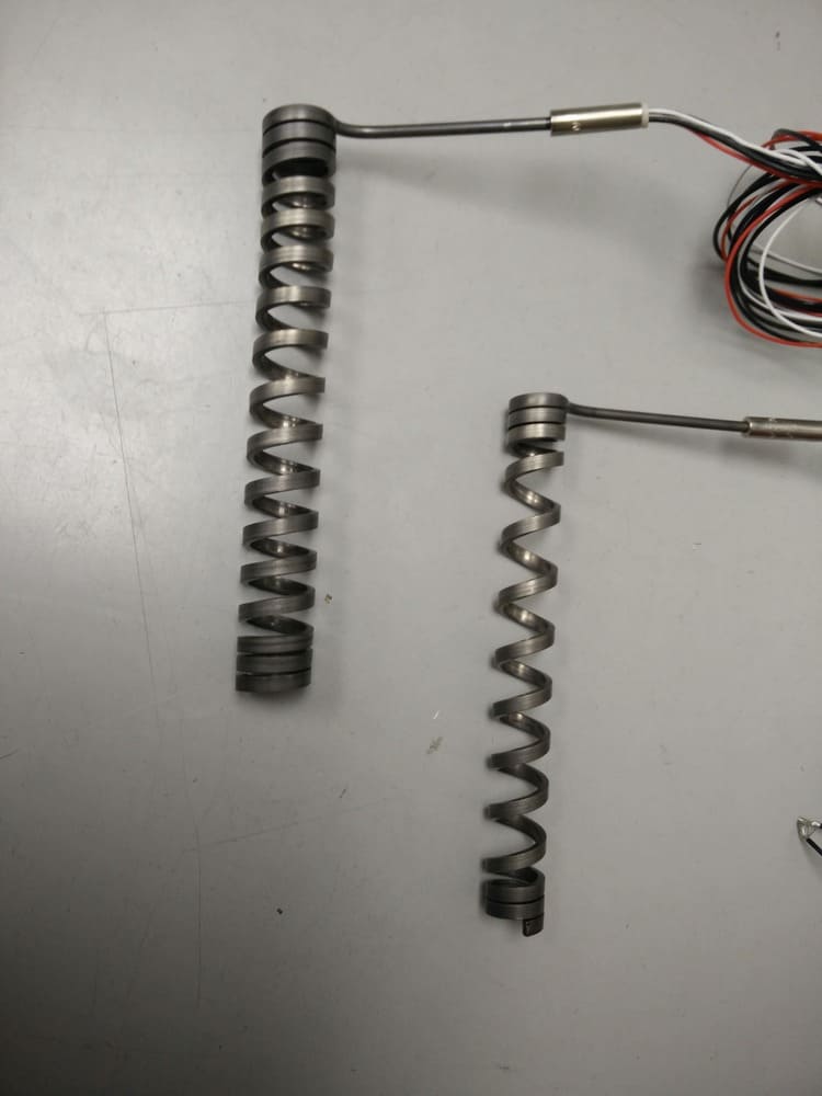 Two cylindrical coils side by side